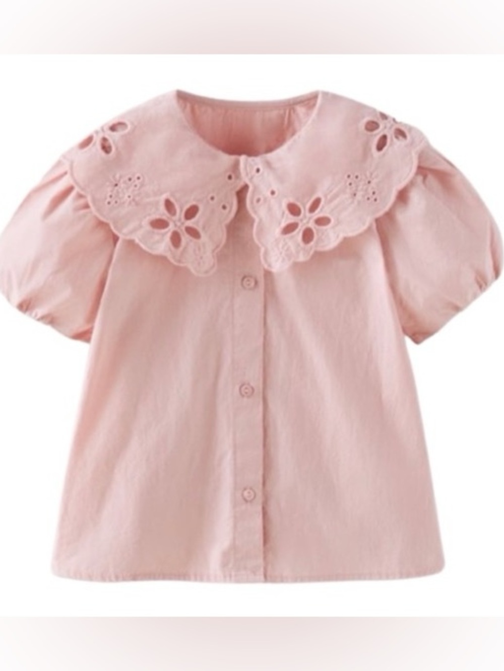 Zara girls lace Peter Pan collar blouse